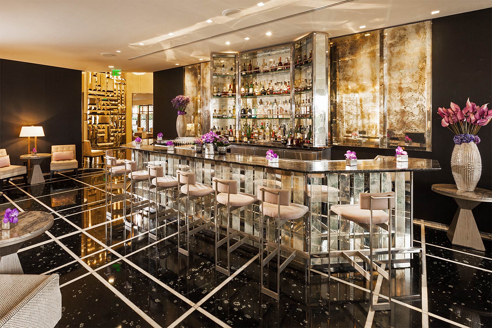 The St Regis Bal Harbour Resort Bar Stephen Flint Photography